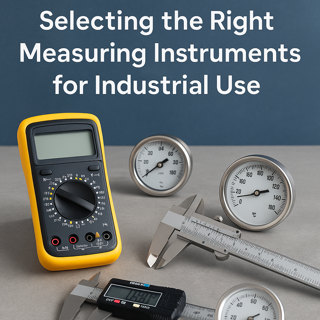 Selecting the Right Measuring Instruments for Industrial Use