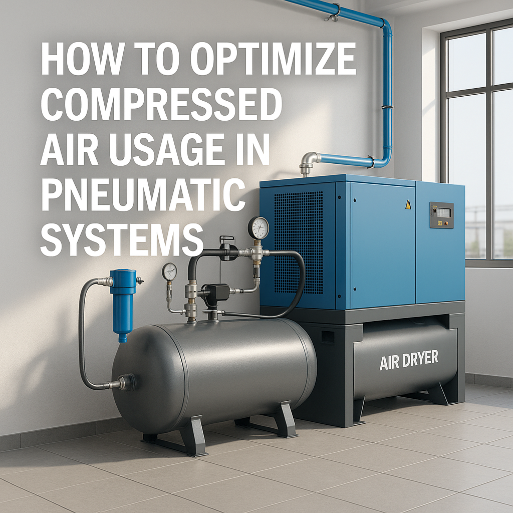 how to optimize compressed air usage in pneumatic systems