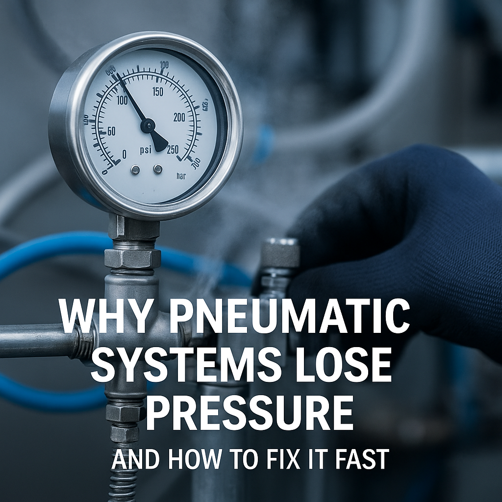 Why Pneumatic Systems Lose Pressure and How to Fix It Fast