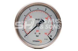 S.S BRASS High Accuracy Pressure Gauge-KPG-5152