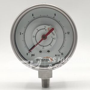 All Stainless Steel Differential Pressure Gauge KPG - 5352A