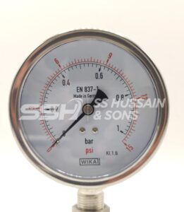 4 INCH Bottom CONNECTION General Purpose Pressure Gauge – WIKA