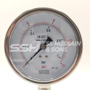 4 INCH Bottom CONNECTION General Purpose Pressure Gauge – WIKA