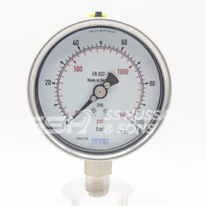 ALL S.S 4 INCH BOTTOM CONNECTION Pressure Gauge – WIKA