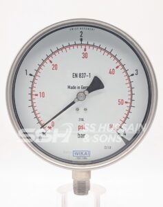 ALL S.S 6 INCH BOTTOM CONNECTION Pressure Gauge – WIKA