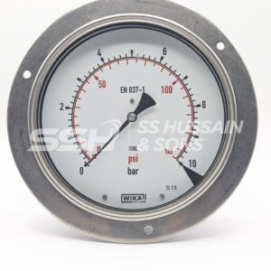 ALL S.S 6 INCH BACK CONNECTION Pressure Gauge – WIKA