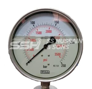6 INCH Bottom CONNECTION General Purpose Pressure Gauge – WIKA
