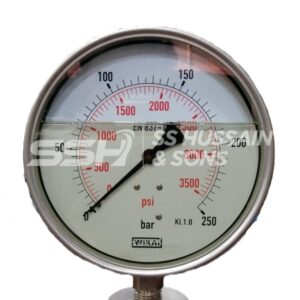 6 INCH Bottom CONNECTION General Purpose Pressure Gauge – WIKA